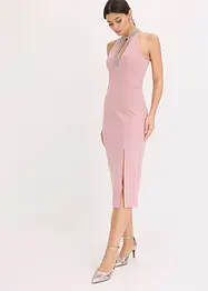 Midikleid aus strukturiertem Crepe, bonprix