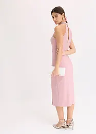 Midikleid aus strukturiertem Crepe, bonprix