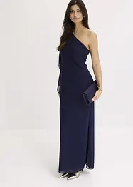 Robe une épaule en crêpe fin, bonprix