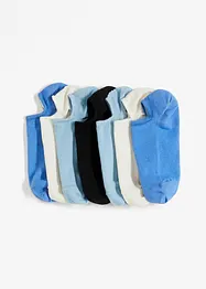 Lot de 7 protège-pieds en coton et rayures en silicone, bonprix
