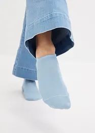 Lot de 7 protège-pieds en coton et rayures en silicone, bonprix