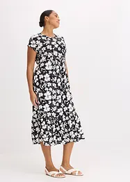 Robe en jersey, viscose mélangée douce, bonprix
