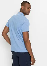 Lot de 2 polos en maille piquée, 100% coton, bonprix