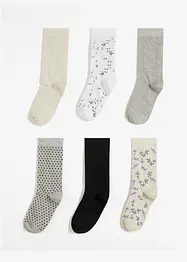 Socken mit Bio-Baumwolle (6er Pack), bonprix
