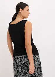 Top en jersey twisté, bonprix