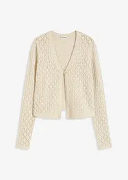 Gilet court en maille ornée de sequins, bonprix