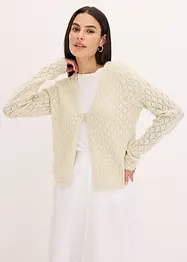 Gilet court en maille ornée de sequins, bonprix