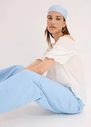 Jupe-culotte en coton mélangé extensible, bonprix