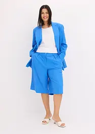 Weite Bermuda aus luftigem Leinen-Mix, bonprix
