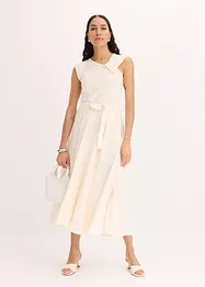 Jupe fluide en twill de viscose mélangée, bonprix