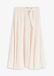Jupe fluide en twill de viscose mélangée, bonprix