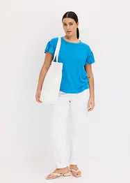 Shirt mit Volants-Ärmeln, bonprix