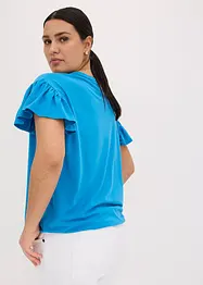 Shirt mit Volants-Ärmeln, bonprix