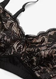 Bralette mit Bio-Baumwolle und Spitze, bonprix