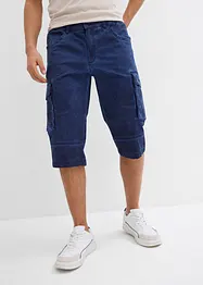 Bermuda cargo long coupe ventre confort, Regular, bonprix