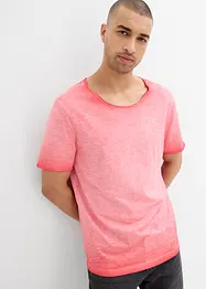 T-shirt 100% coton, aspect délavé, bonprix
