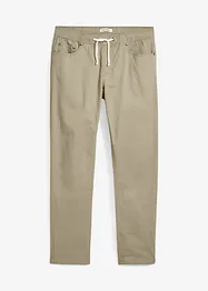 Pantalon droit extensible taille élastiquée, Regular, bonprix