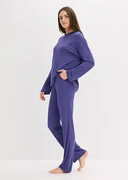 Oversized Loungewear Hausanzug aus Viskose mit Kapuze, bonprix