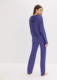 Oversized Loungewear Hausanzug aus Viskose mit Kapuze, bonprix