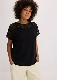 T-shirt à dentelle, bonprix