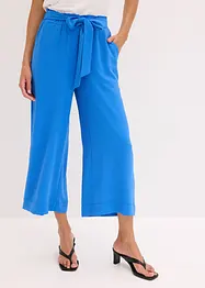 Jupe-culotte à taille élastiquée et revers, bonprix