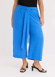 Jupe-culotte à taille élastiquée et revers, bonprix