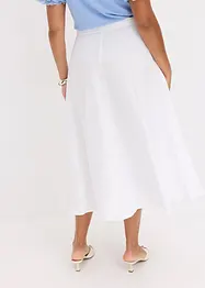 Jupe midi fluide, bonprix