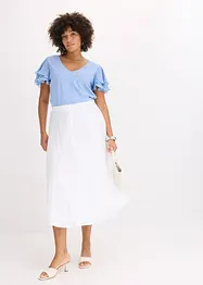 Jupe midi fluide, bonprix