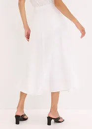 Jupe midi fluide, bonprix