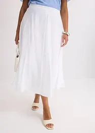 Jupe midi fluide, bonprix