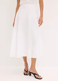 Jupe midi fluide, bonprix