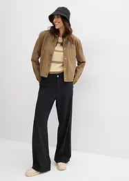 Pantalon fluide en lin mélangé, bonprix