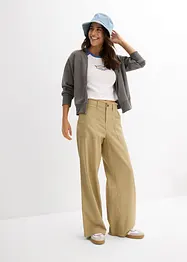Pantalon fluide en lin mélangé, bonprix