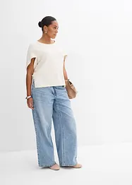 Oversize-Shirt aus fließendem Viskose-Mix, bonprix