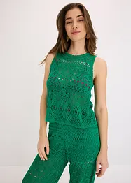 Stricktop mit Lochstrickmuster, bonprix