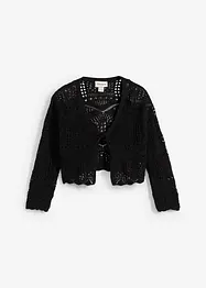 Boléro manches 3/4 en maille ajourée, bonprix