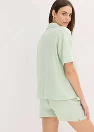 Pyjashort boutonné en gaze de coton, bonprix