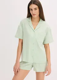 Pyjashort boutonné en gaze de coton, bonprix