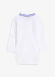 Body bébé à col chemise, 100% coton, bonprix