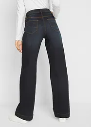 Wide Leg Jeans Mid Waist, Bequembund, bonprix