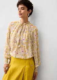 Tunique avec soie et imprimé floral délicat, bonprix
