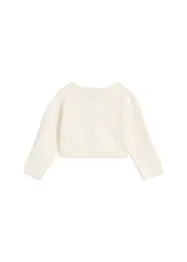 Gilet court en maille douce en viscose mélangée, bonprix