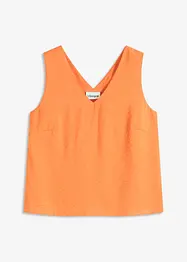 Blouse sans manches en viscose mélangée, bonprix