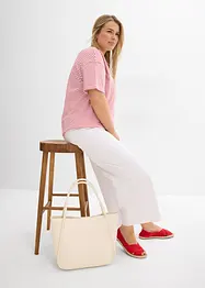 Wide-Leg-Jeans, High Waist, cropped, bonprix