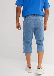 Bermuda long et léger en jean extensible, Regular, bonprix