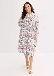 bedrucktes Blusenkleid aus fließender Viskose, bonprix