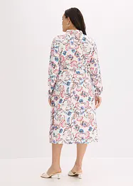 bedrucktes Blusenkleid aus fließender Viskose, bonprix