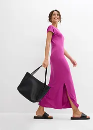 Robe fluide en jersey viscose extensible, bonprix