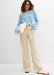 7/8-Hose mit Bequembund aus reiner Baumwolle, bonprix