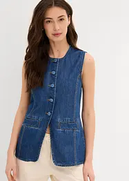 Gilet sans manches en jean, bonprix